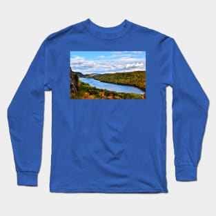 "Autumn at Lake of the Clouds" Long Sleeve T-Shirt